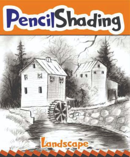 Blueberry Pencil Shading Landscape